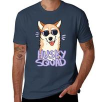 HUSKY SQUAD (light red) TShirt Plus Size All Match Tee Shirt S