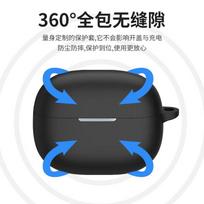 Silicone Case for Redmi Buds 5 Pro, Solid Color Cover for Redmi True Wireless Earphones Charging Case, Shockproof Frosted Soft Case, Deep Blue