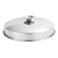 Steamed Stuffed Bun Food Steam Rack Stackable Egg Tray  For Soup Pot Milk Pot 18cm-Lid-Short Style