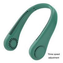 3000mA Portable Mini Hanging Neck Fan Bladeless Neckband Fan Digital Display Power Air Cooler USB Rechargeable Electric Fans