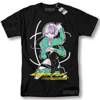 Cyberpunk Edgerunners 2077 Marškinėliai Anime Lucy Rebecca David Cosplay Žaidėjo T-shirt M