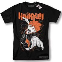 Haikyu Hinata Shoyo Shirt Manga Strip Haikyuu Anime Graphic T-Shirt L