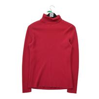 Women's Red Turtleneck Sweater L