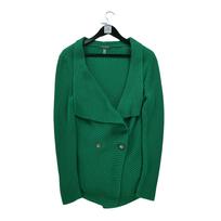 Women’s Green Cardigan Vest L