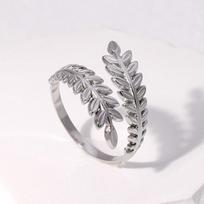 Titanium Steel Open Finger Ring Oil Drip Anti-fade Minimalist Cold European American Fashion Wearable Jewelry