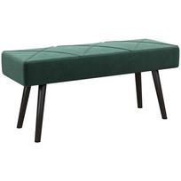 Bench Upholstered Bench Bed Bench, Velvet Look, 100 x 36 x 45 cm, Green 100 x 36 x 45 cm žalia