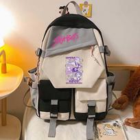 Kpop Demon Hunter Girl Troupe Cartoon Anime Peripheral Boys And Girls Backpack Youth And Young Students School Bag Trendy Cool Bag 30*14*43CM