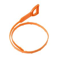 Plaukų išvalymo įrankis, plastikinis kriauklės atkimšiklis, valymo įrankis dušui, virtuvės kriauklei, voniai orange