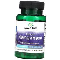 Manganese Bisglycinate Chelate, Albion Manganese 10, Swanson 180caps (36280160) 180caps