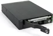 FANTEC MR-25DUAL – mobilus diskų dėklas 2,5 colio (6,4 cm) SATA 6Gb/s / SAS 6Gb/s juodas