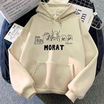 Morat Music Group Hoodie Graphic Printing Comfortable Sweatshirt Funko Pop Punk Clothing Sudaderas Fleece Punk Pullovers S