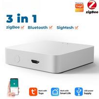 Tuya daugiamodis šliuzas ZigBee Bluetooth Mesh belaidis tiltas išmanaus namų centro programėlės valdymas išmaniajam gyvenimui Alexa Google Home balta