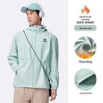 CAMEL Outdoor Water-Repellent Windbreaker Jacket L