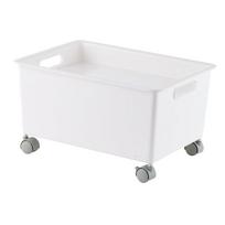 Storage Bins Premium PP Movable Storage Container Wide Applicability Portable Large Capacity with Wheels For Clothes balta
