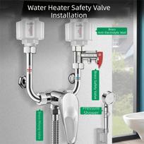 Adjustable Pressure Pressure Reducing Valve Brass Construction Copper Material Safety Valve Durable Design Spring Mechanism 0.75mpa