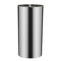 Stainless Steel Trash Can Embedded Waste Bin For Kitchen Countertop with 360 Rotating Lid Household Commercial Use