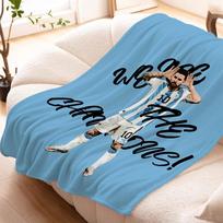 Nap Blanket Messi Warm Knee Bed Fleece Camping Custom Decorative Sofa Winter Fluffy Soft Blankets King Size Microfiber Bedding 80x120cm(31x47inch)