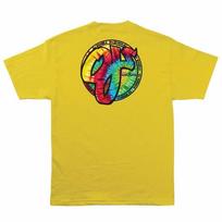 Santa Cruz OJ Wheels OJS TRIPPY JUICE Skateboard T Shirt YELLOW XS