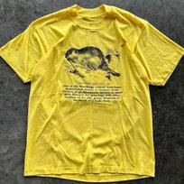 90’s Vintage Beaver Nature Art Yellow Tee Unisex Short Sleeve Shirt S-5XL XL