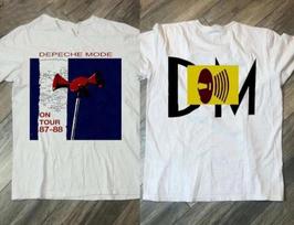 Depeche Mode On Tour 87-88 Music For The Masses Short Sleeve T-Shirt L