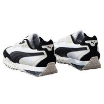 PUMA Blktop Rider Low top Casual Running Shoes Unisex Black White 392725-37 36