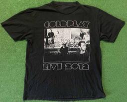 Live 2012 Coldplay Band Tour Shirt Black Unisex S-5XL EM0619 S