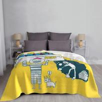 Polemos Of Life Blanket Super Soft Warm Light Thin Greek Philosophy Polemos Life Reality Government Country World Size: 75*100cm, Weight: 230 GSM