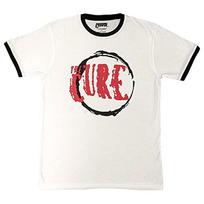 The Cure Ringer T-shirt Apskritas grupės logotipas Oficialus Unisex Baltas S