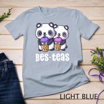 Boba Shirt Women Girls Bes Teas Kawaii Panda Bubble Tea T-Shirt Unisex T-shirt 5 L