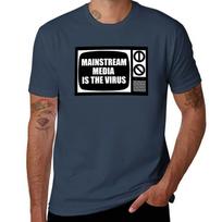 Media Lies Tshirt Fashion Simple Casual Tee Shirt S