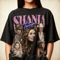 Shania Twain Merch Marškinėliai Klasikiniai Dizainai iš Shania Marškinėlių XXXXL