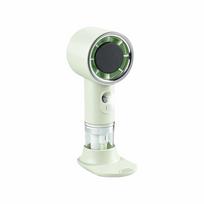 with Water Spray Spray Cooling Fan Rechargeable Desktop Charging Fan  Summer Outdoor žalia