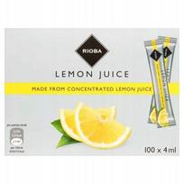 Citrinos sulčių milteliai maišeliuose 100 vnt. 4 ml - rioba