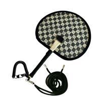 Round Straw Hand Fan Vibrant Colors Cute Woven Fan Lightweight Handwoven Fan  Photo Prop Black with 2 Rope