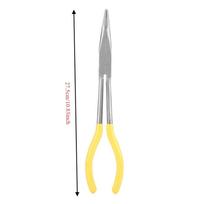 45 Degree Bend Needle Nose Pliers Extra Long Long Nose Pliers Long Reach Pliers  Maintenance Tool 45 degrees