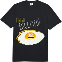 I Am So Eggcited, Broken Happy and Excited Fun Comfort Colors Adult Heavyweight  Unisex T-Shirt S