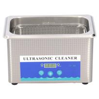 Ultrasonic Washing Machine Timed Cleaner for Jewelry Rings Cleaning DK‑009A 0.9L 35WAC220V EU Plug stainless steel