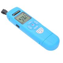 Optical Power Meter Portable Handheld 10 Wavelengths OPM Fiber Optic Tester with RJ45 Testing and LED Light ABS