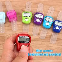 Electronic Finger Counter Ring with LED Digital Row Tally Stitch Marker Pedometer Display Electronic Tally Counter China Mainland