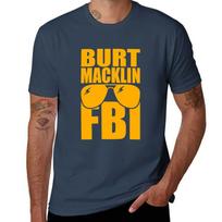 Funny Gift For Parks And Recreation Burt Macklin Fbi Parks And Recreation Tshirt Summer Casual Loose Tshirt S
