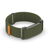 Nylon Sport Bands Adjustable Breathable Fitness Tracker Strap Quick Release Replacement Wristband for Google Fitbit Air tamsiai žalia spalva