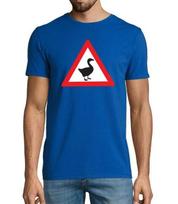 Warning Goose Untitled Goose Game Unisexs TShirt Game Funny Gift S