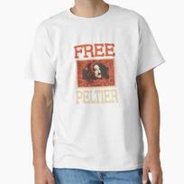 Free Leonard Peltier Postage Stamp 45 Years Clas Made In UsaAus TShirt S2xl S
