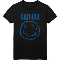 Nirvana Blue Logo Unisexs Tshirt L