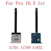 SIM Card Tray Reader Holder Connector For iPad Pro 12.9 1st 2nd 3rd 4th 10.5 11 10.9 A2232 A2324 A2153 A1709 A1895 Sim Card Flex Pro10.5 1st