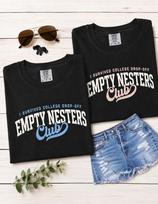Empty Nesters Club Shirt, I Survived College Drop Off Tee, Matching Mom Dad Shirts, Funny Empty Nester Gift, College Parent Shirt S