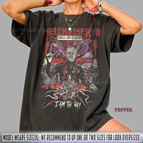 Hellraiser III Hell on Earth Shirt, Pinhead Horror Movie Tee, Gothic Horror Graphic T-Shirt, 90s Horror Film Tee, Spooky Season Shirt 3XL