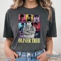 Comfort Colors Oliver Tree Era Tour Shirt, Vintage Bootleg Music Tee, Colorful Retro Collage T-Shirt, Alternative Pop Fan Gift M