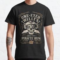 One Eyed Willys Goon Cove Pirate Rum Classic T-Shirt XL