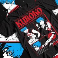 Anime Basketball Tee Kuroko no Ryota Kise Daiki Aomine Unisex Shirt All S
